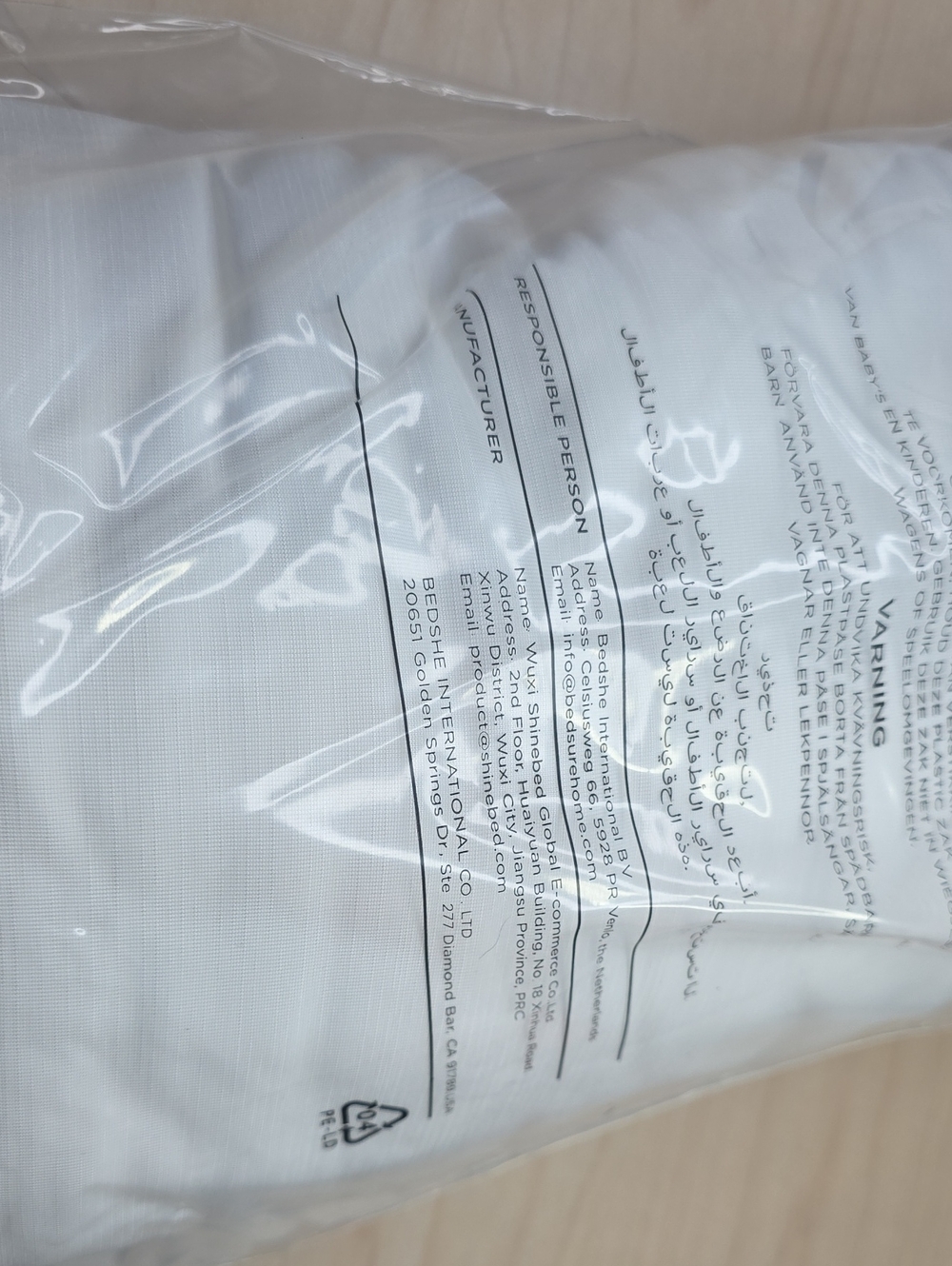 Bedsure Cooling Blanket for Hot Sleepers-Cold & Lightweight 108x90 White - Picture 9 of 10